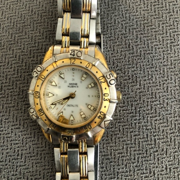 Anne Klein II Instalite silver and gold tone watch - Picture 2 of 15